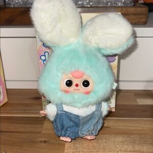 Baby Three Mini Bunny- Mint Green Farmer
